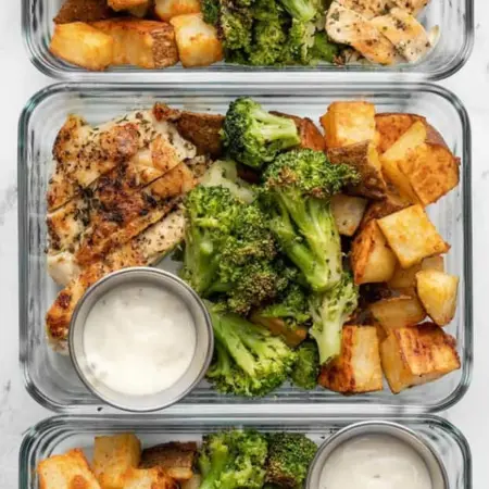 Ranch Chicken with Roasted Potatoes & Green Beans